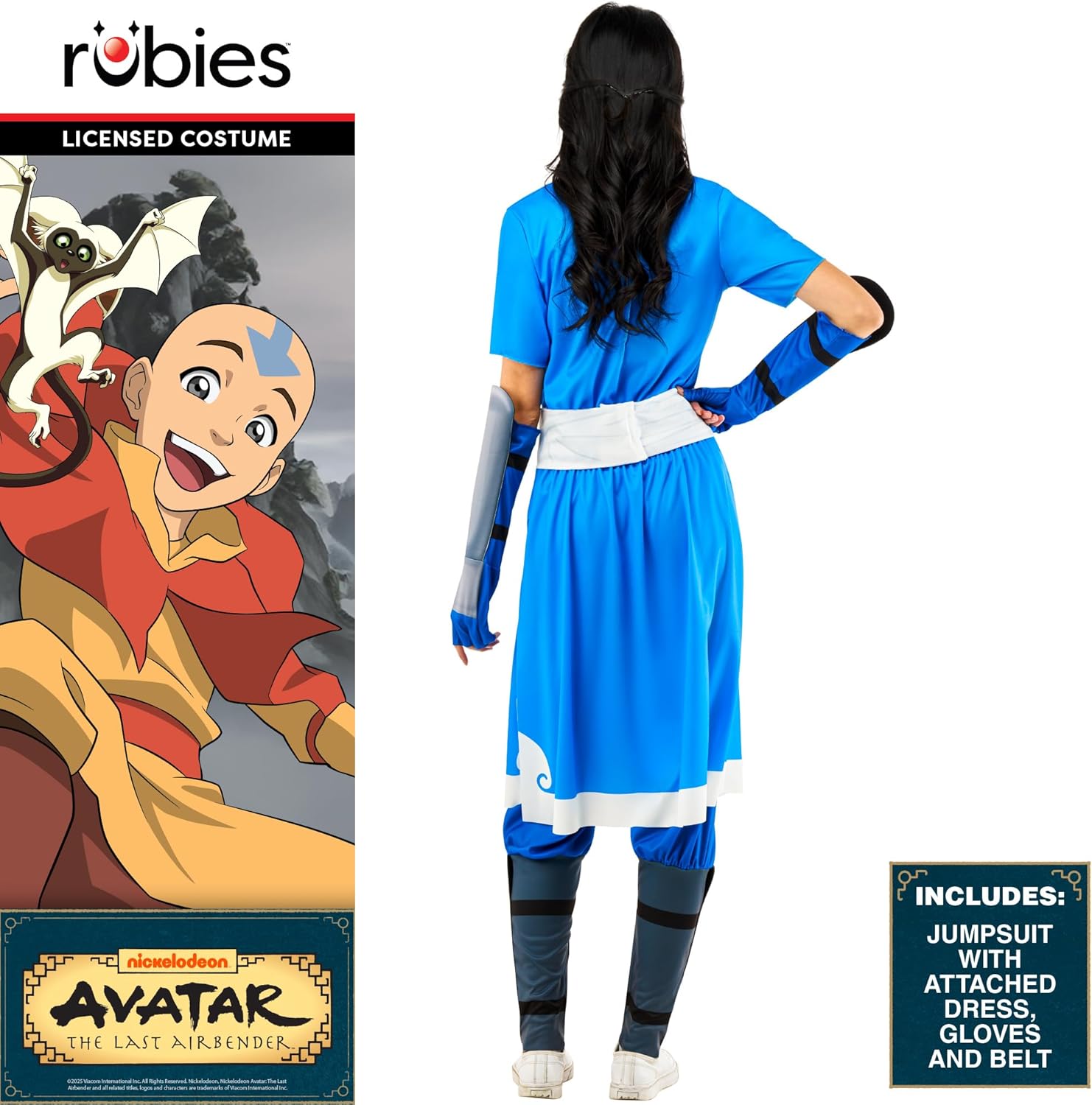 Rubie's Disfraz de Katara de Avatar: el último maestro aire para mujer con vestido adjunto