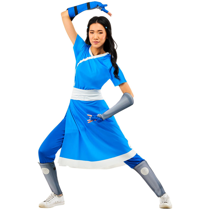 Rubie's womens Avatar: the Last Airbender Katara Costume Jumpsuit With Attached Dress