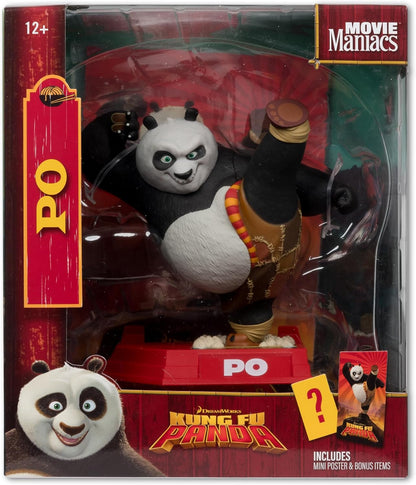 Kung Fu Panda Movie Maniacs Pvc Statue Po 17 Cm