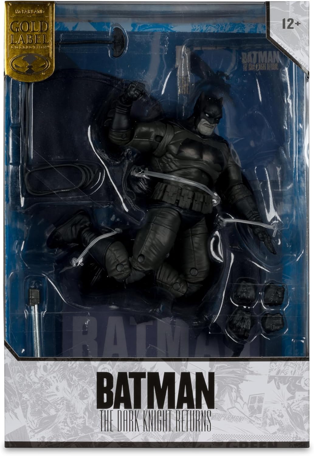 McFarlane DC Multiverse Cover Recreations Actionfigur Batman (Batman: The Dark Knight Returns #1) (Gold Label) 18 cm