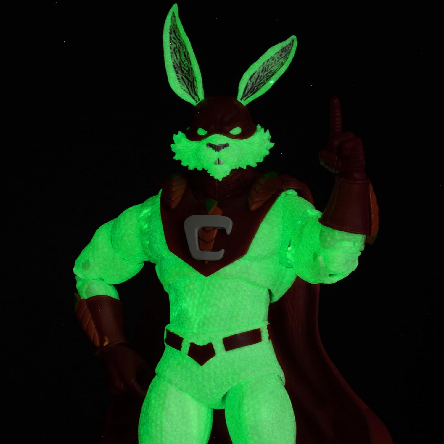 McFarlane DC Multiverse 7IN - Captain Zanahoria (GITD) (Etiqueta Dorada