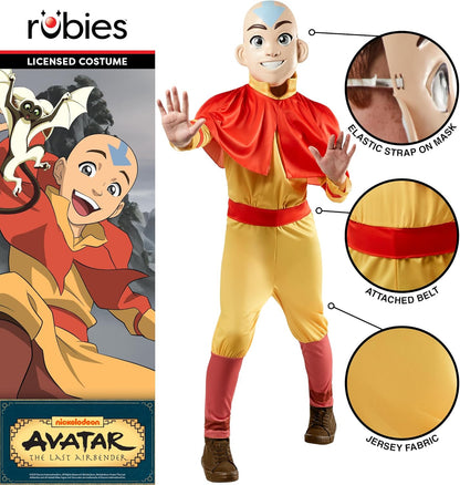 Rubies Boy's Avatar The Last Airbender Aang Costume