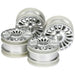 TAMIYA 300051362 M Wheel Rim Set Fiat 500 (4), Silver