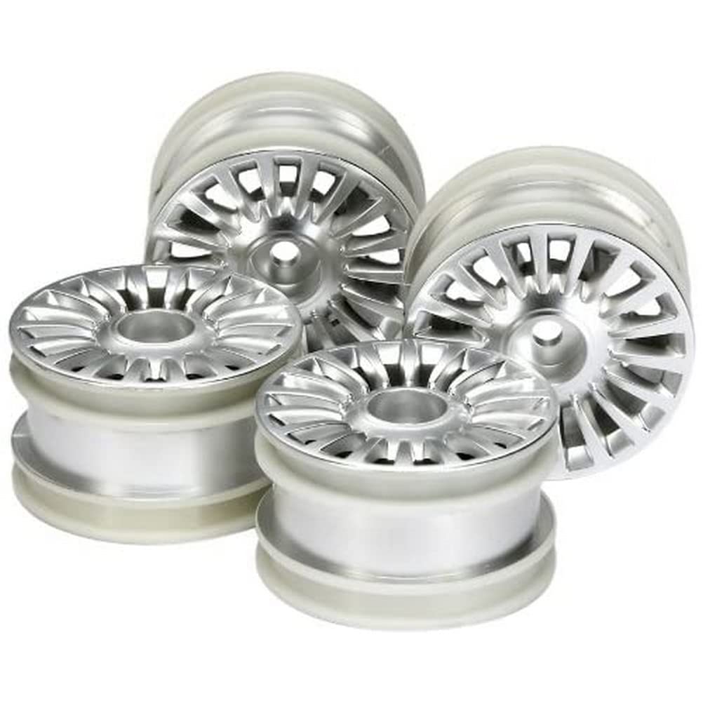 TAMIYA 300051362 M Wheel Rim Set Fiat 500 (4), Silver