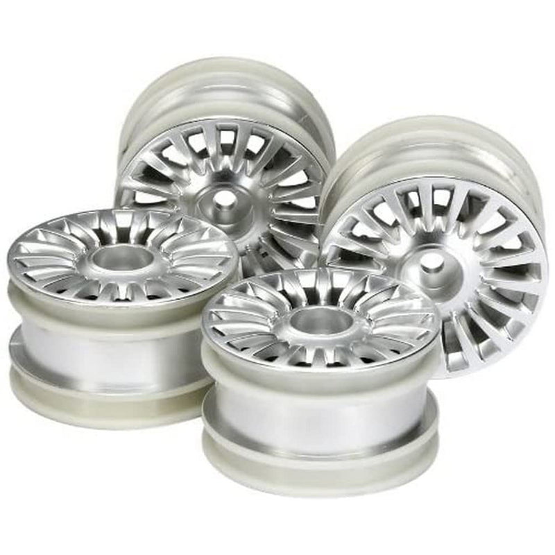 TAMIYA 300051362 M Wheel Rim Set Fiat 500 (4), Silver