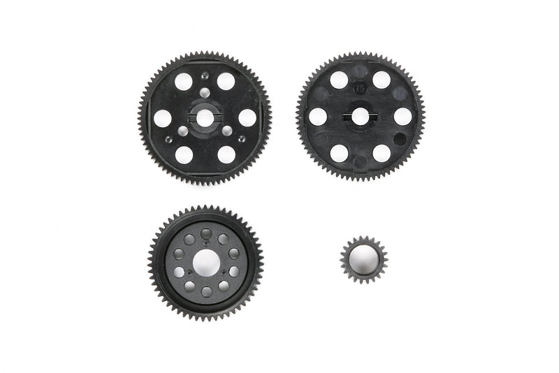 Tamiya 300051369 - DF03Ra Kit de Roue dentée Principale 75/78Z M0.5
