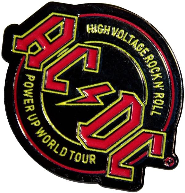 AC/DC Distintivo PWR-UP Rock N Roll ad alta tensione