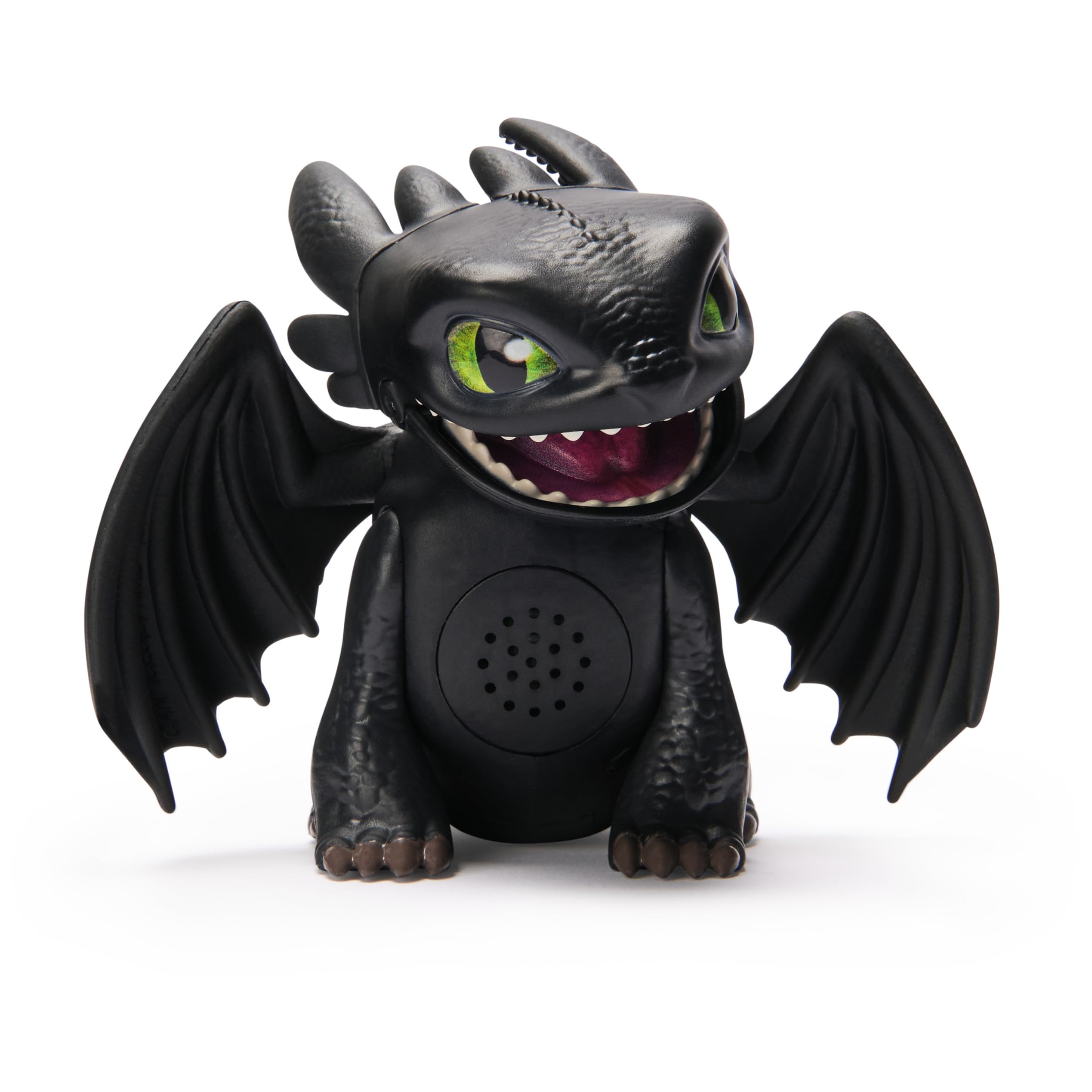 Dreamworks Dragons How to Train Your Dragon, Roaring Minis Toothless, Interactive Dragon Toy with 25 Sounds, Kids Toys for Boys & Girls Ages 4 & up