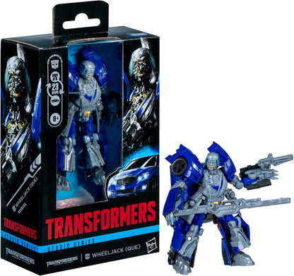Transformers Studio Series, Deluxe Class, Transformers: El Lado Oscuro de la Luna, Figura de acción de Wheeljack (Que