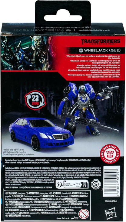 Transformers Studio Series, Deluxe Class, Transformers: El Lado Oscuro de la Luna, Figura de acción de Wheeljack (Que