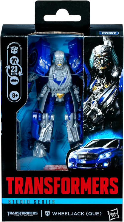 Transformers Studio Series, Deluxe Class, Transformers: El Lado Oscuro de la Luna, Figura de acción de Wheeljack (Que