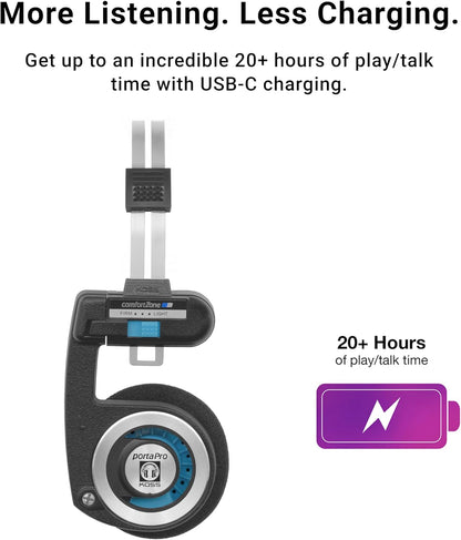 Koss - Headphone Portapro Wireless 2.0 On-Ear - Black