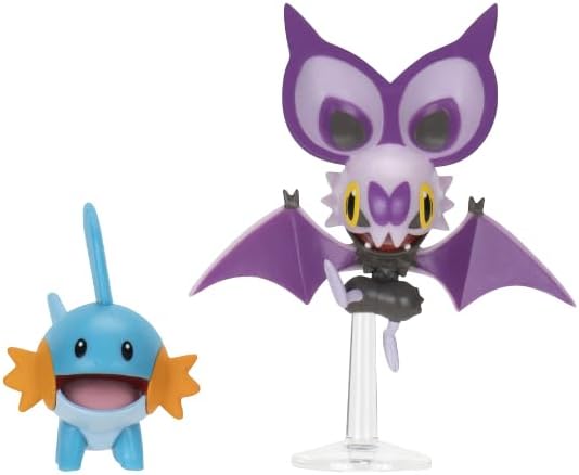 Pokemon - Battle Feature Figure - Noibat & Mudkip (Pkw4051)