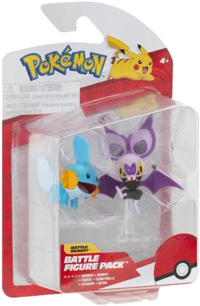 Pokemon - Battle Feature Figure - Noibat & Mudkip (Pkw4051)