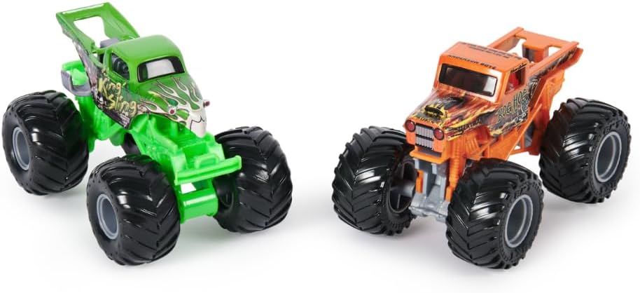 Monster Jam 2024 Series 30 Set van 2 spuitgietmonstertruck 1:64 Bog Hog vs King Sling