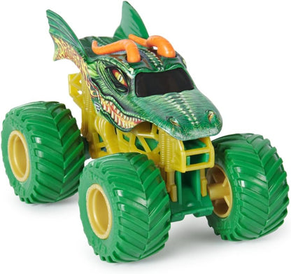 Monster Jam 2024 Serie 30 1:64 Diecast Monster Truck 2-Pack, Dragon vs Tempest Steed