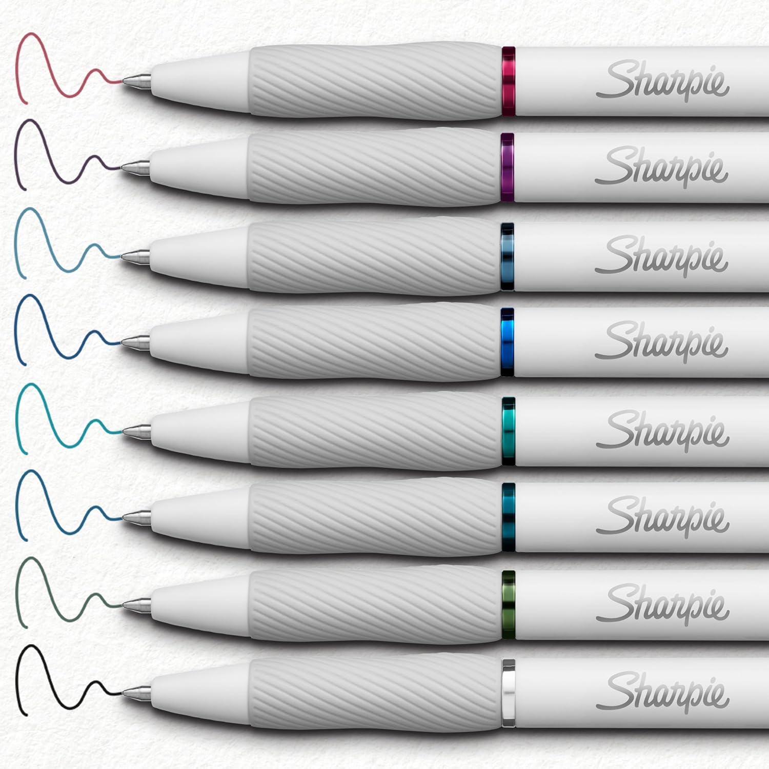 Sharpie - S-Gel Gel Pens - Assorted Ink Colours - 8 Count