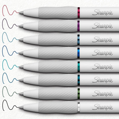 Sharpie - S-Gel Gel Pens - Assorted Ink Colours - 8 Count