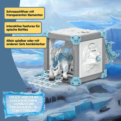 SCHLEICH 42733 BattleCave Schneeschlitzer, ab 7 Jahren, ELDRADOR Creatures - Spielset, 48 Teile