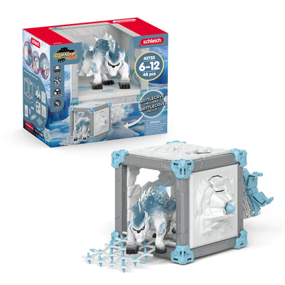SCHLEICH 42733 BattleCave Schneeschlitzer, ab 7 Jahren, ELDRADOR Creatures - Spielset, 48 Teile