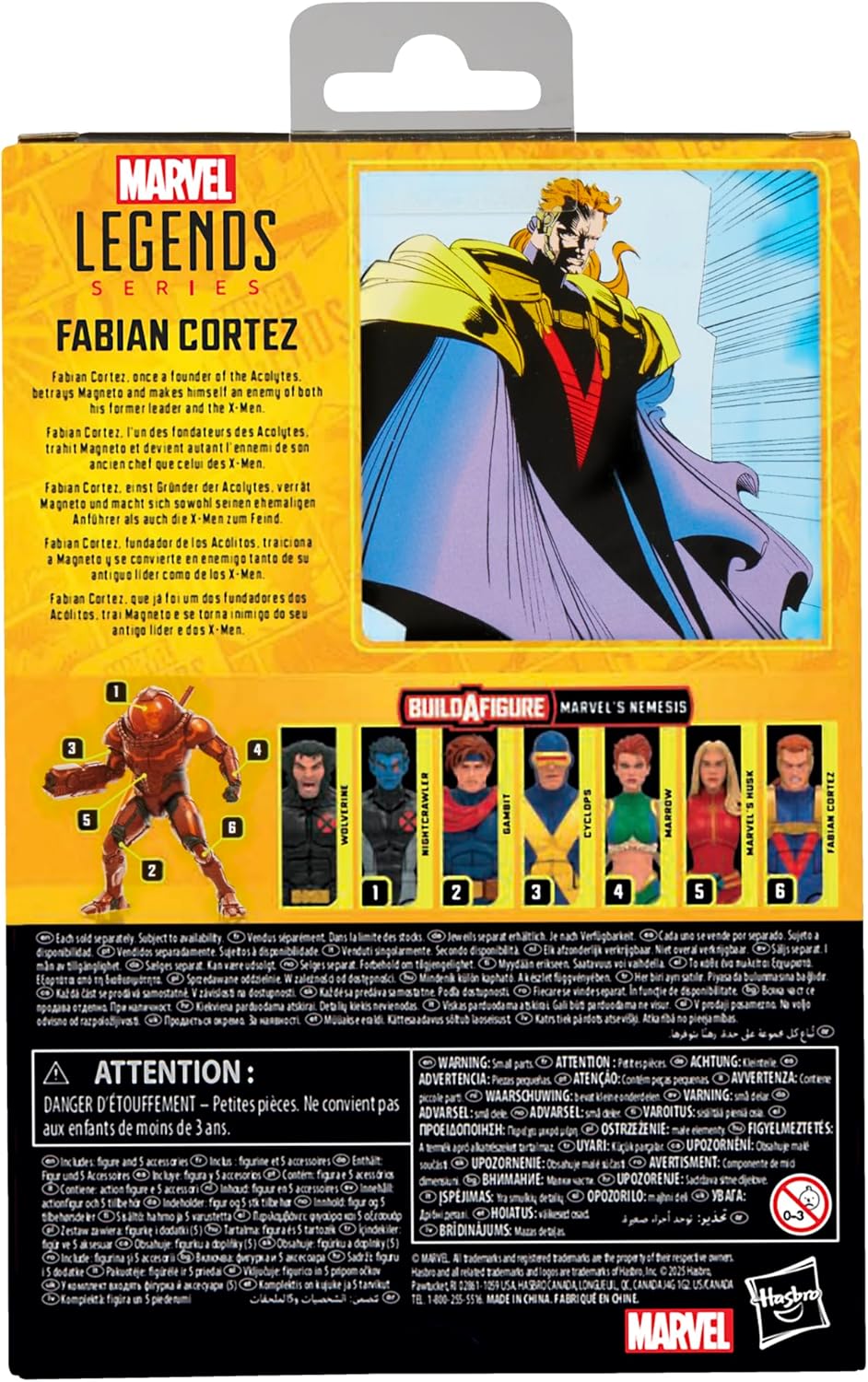 Marvel Hasbro Legends Series, Fabian Cortez, action figure ispirata ai fumetti