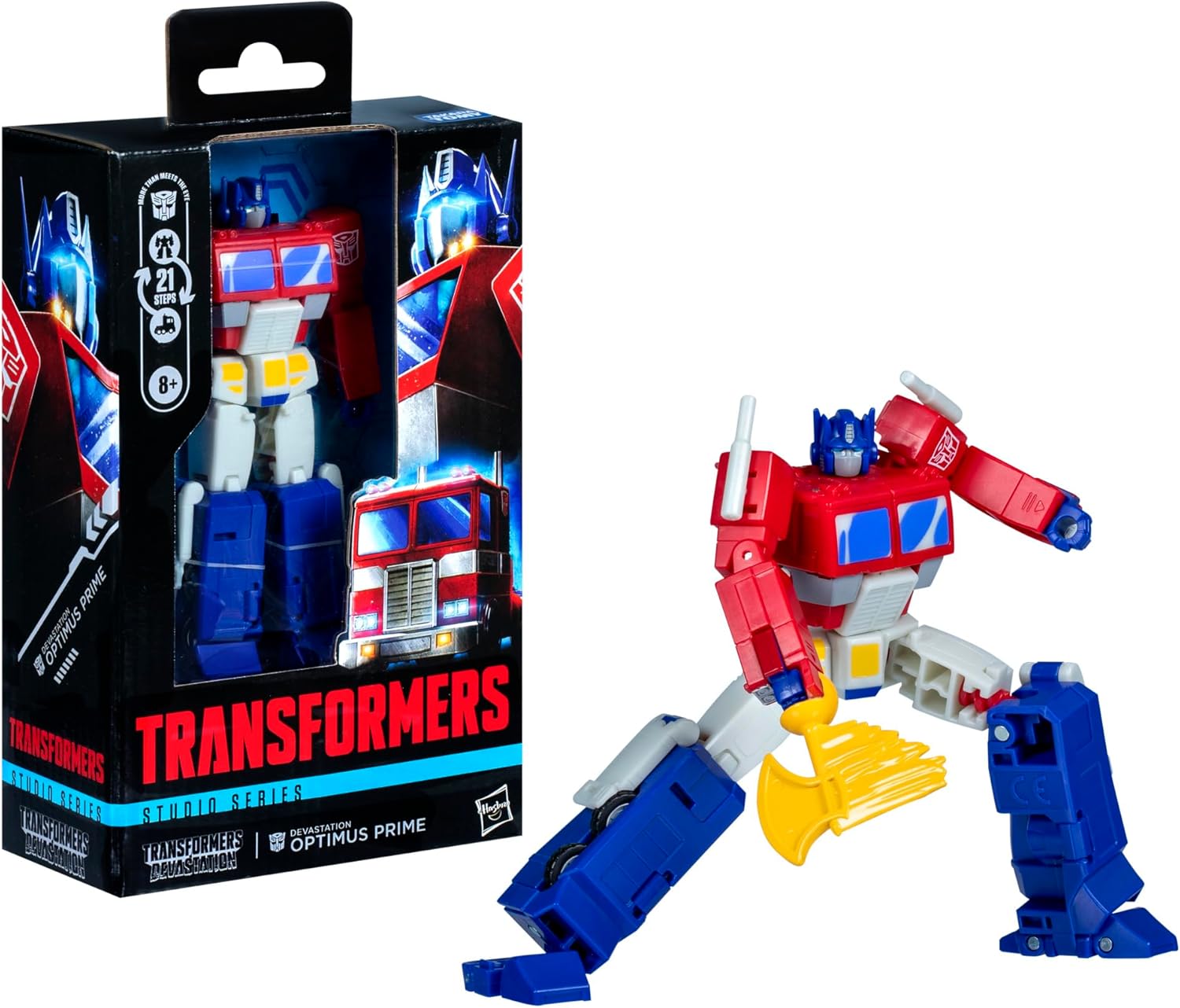 Transformers Studio Series Deluxe Class Devastation Optimus Prime Action Figure
