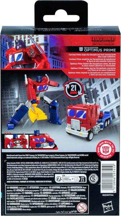 Transformers Studio Series Deluxe Class Devastation Optimus Prime Action Figure