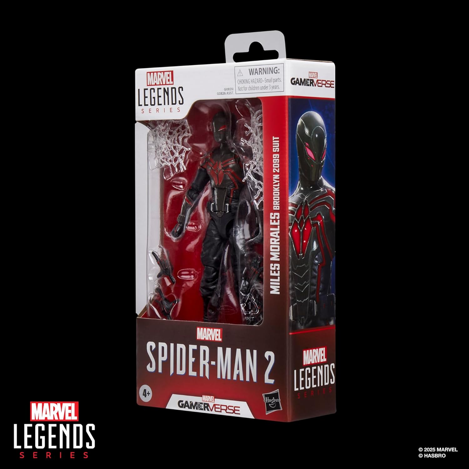 Marvel Legends Series Gamerverse Miles Morales, Traje Brooklyn 2099, Figura de acción de Spider-Man