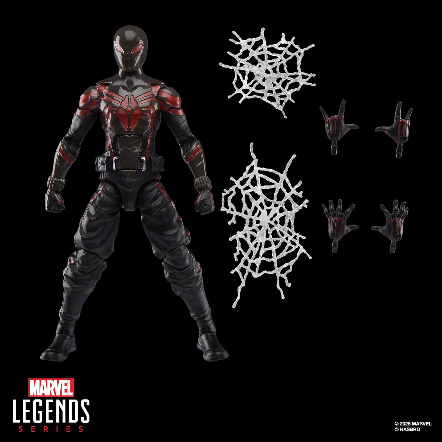 Marvel Legends Series Gamerverse Miles Morales, Traje Brooklyn 2099, Figura de acción de Spider-Man