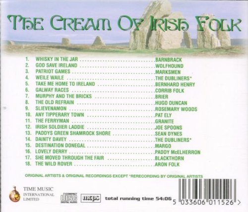 The Cream of Irish Folk - 18 Favourite Celtic Ballads