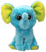 TY Beanie Boos - Trunkles l'Elefantino Blu con Occhi Azzurri Grandi e Glitter, il Peluche con gli Occhi Grandi Scintillanti - 15 Cm - T37359