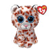Ty Beanie Boos T37363 Coco el Leopardo con Ojos Grandes y Purpurina - El Peluche con Grandes Ojos Brillantes - 15 cm