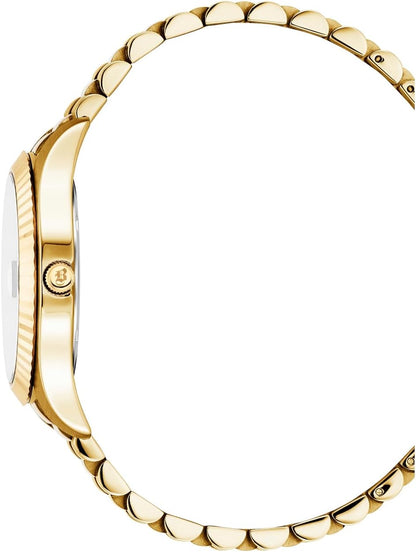 Jacques du Manoir Swiss-made Gents Inspiration  Gold Plated Bracelet Watch