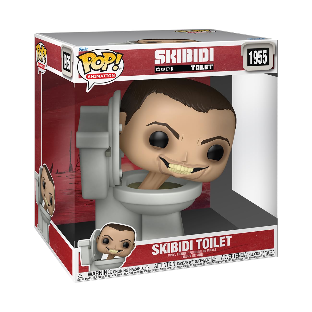 Funko Pop! Jumbo: Skibidi Toilet - Skibidi Toilet - Collectable Vinyl Figure - Gift Idea - Official Merchandise - Toys for Kids & Adults - Ad Icons Fans - Model Figure for Collectors and Display