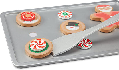 Melissa & Doug Deluxe Holiday Wooden Baking Set - Xmas Gift