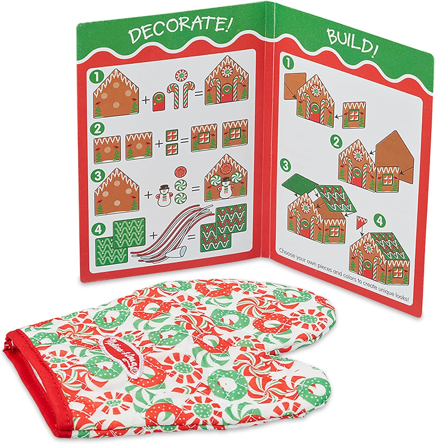 Melissa & Doug Deluxe Holiday Wooden Baking Set - Xmas Gift