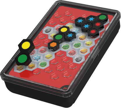 Thames & Kosmos Ingenious: Single-Player Travel Edition, Domino-Style Puzzle Game, Portable Travel Game for Adults and Kids, For 1+ Players, Suitable for Ages 8+