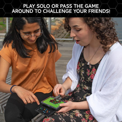 Thames & Kosmos Ingenious: Single-Player Travel Edition, Domino-Style Puzzle Game, Portable Travel Game for Adults and Kids, For 1+ Players, Suitable for Ages 8+
