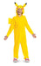Pokémon Pikachu Costume for Kids, by Disguise, Features Yellow Jumpsuit with Tail and Character Design Hood, Comfortable Fit with Detailed Design, Ages 3-4