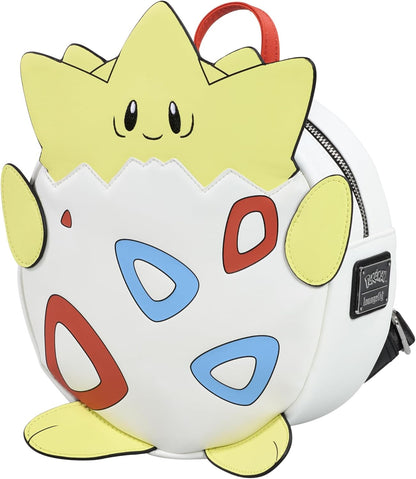 Loungefly Pokemon - Togepi - Mini Backpack - Premium Vegan Leather - Gift Idea - Official Merchandise - for Boys, Girls Men and Women - Anime Fans