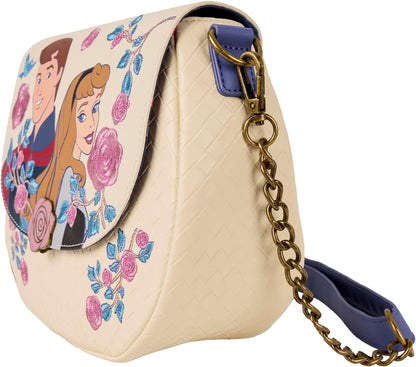 Loungefly Disney Princess Aurora & Prince Phillip Crossbody Bag