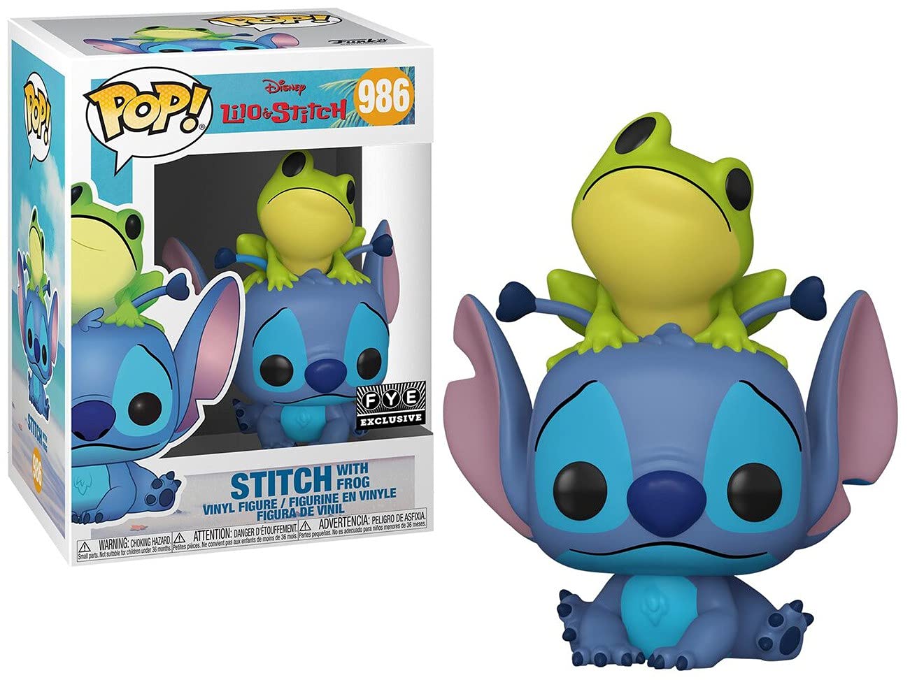 Funko 51795 POP Disney: Lilo & Stitch - Stitch with Frog