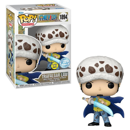 One Piece: Funko Pop! Animation - Trafalgar Law (Glow In The Dark) (Vinyl Figure 1894)