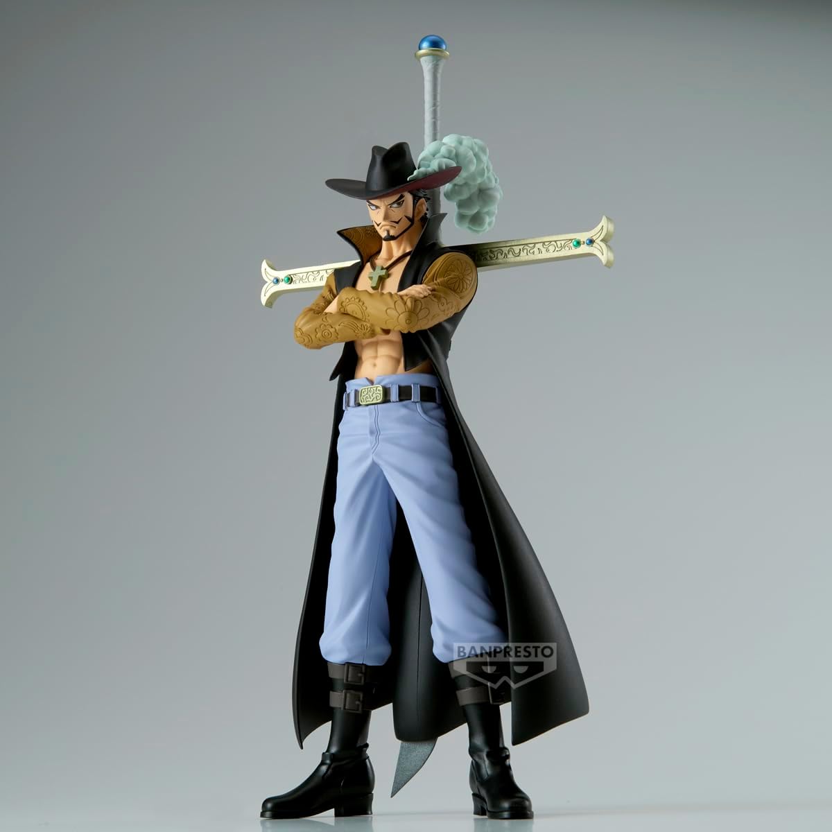 Banpresto Dracule.Mihawk One Piece Action Figure, Dxf The Grandline Series Extra 17 cm, BP28691P Multicolor, Collectible Figure, Optimal for Anime Fans