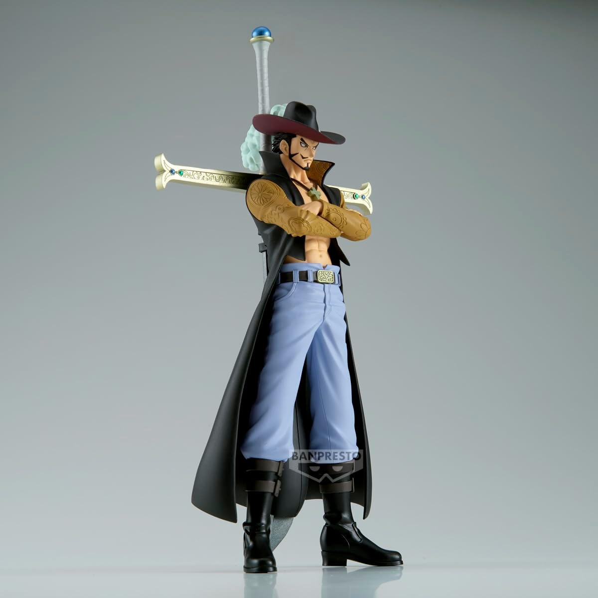 Banpresto Dracule.Mihawk One Piece Action Figure, Dxf The Grandline Series Extra 17 cm, BP28691P Multicolor, Collectible Figure, Optimal for Anime Fans