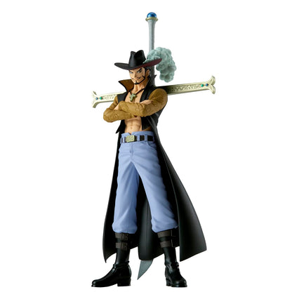 Banpresto Dracule.Mihawk One Piece Action Figure, Dxf The Grandline Series Extra 17 cm, BP28691P Multicolor, Collectible Figure, Optimal for Anime Fans