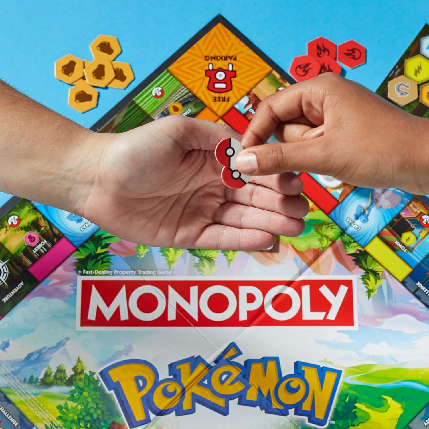 Monopoly Pokémon Edition, Brettspiel – ‎Französisch Version für 4 Spieler ab 8 Jahren