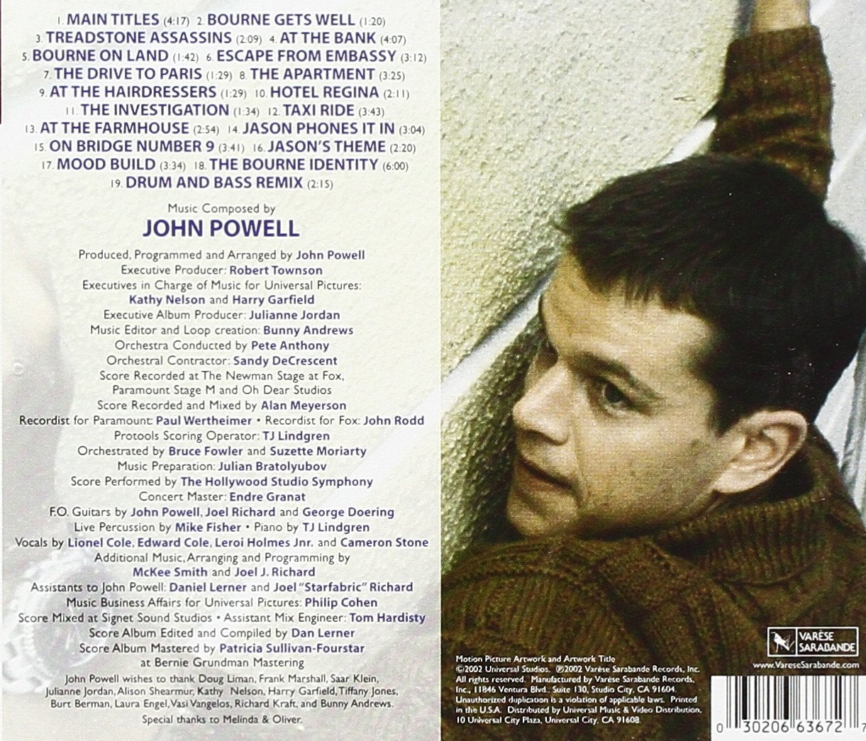 The Bourne Identity Soundtrack