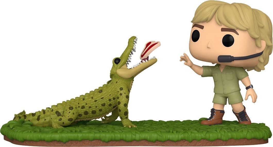 Funko 70813 Pop! Moment: Australia Zoo - Steve Irwin with 'Agro' The Crocodile #75 (FUN70813