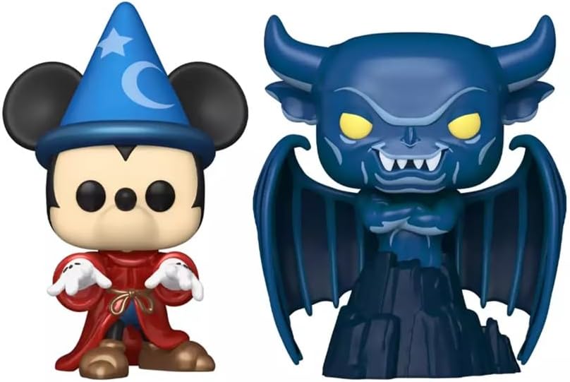 Funko Pop! Disney: Fantasia - Sorceror Mickey & Chernabog (Metallic Edition) 2-Pack